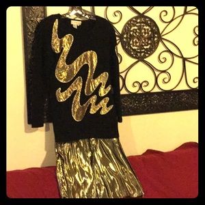 Vintage Skirt and Sweater Outfit